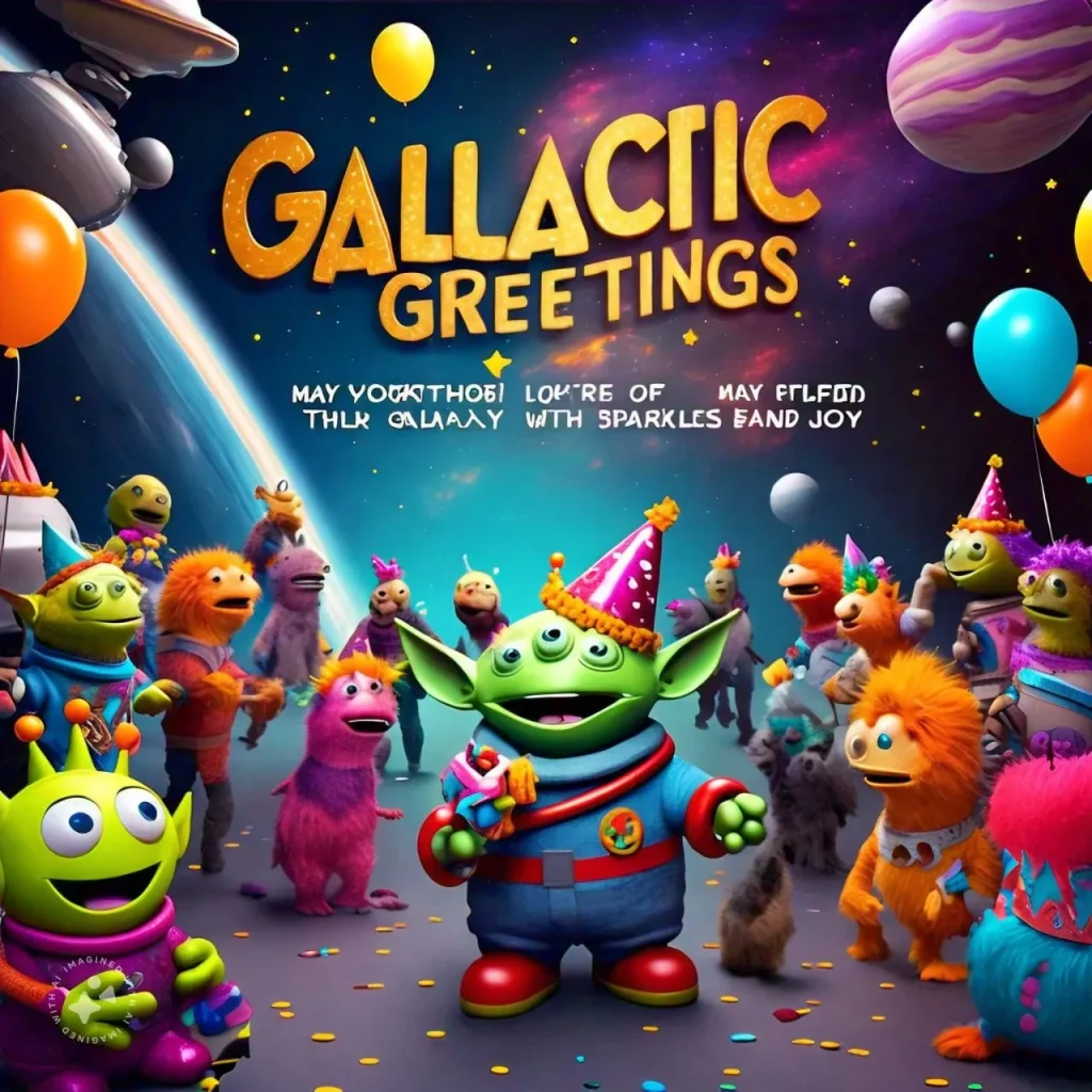 Galactic Greetings Space Birthday Puns